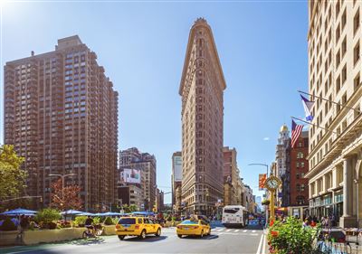 5th Avenue mit Flatiron Building